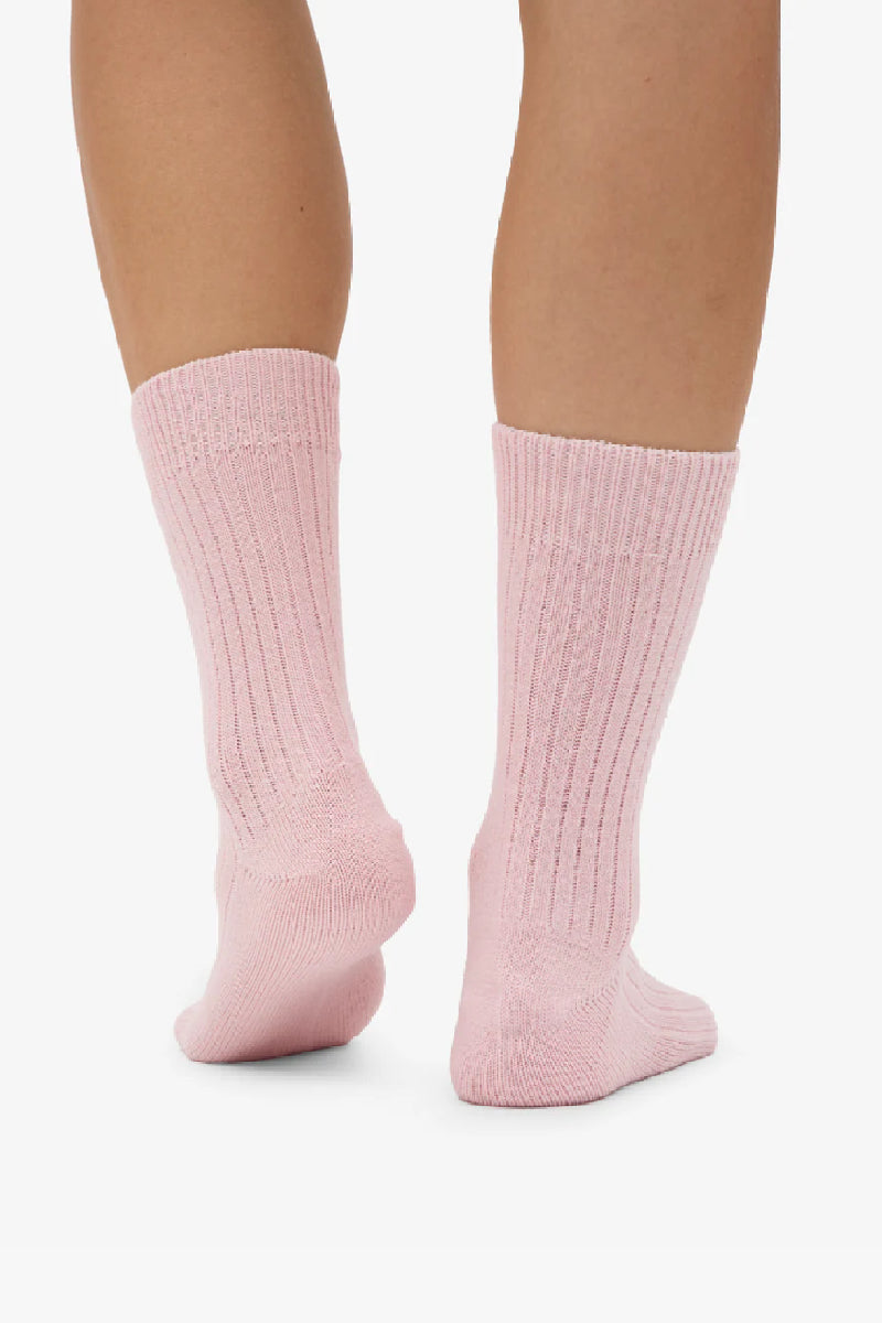 Colorful Standard Merino Wool Blend Sock - faded pink