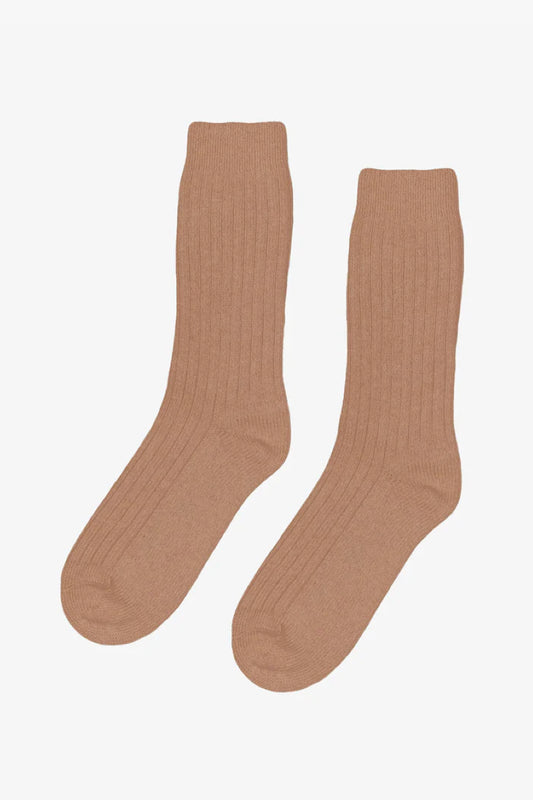 Colorful Standard Merino wool blend sock - sahara camel