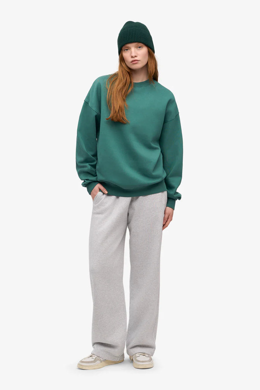 Colorful Standard Organic Straight Leg Sweatpants - snow melange