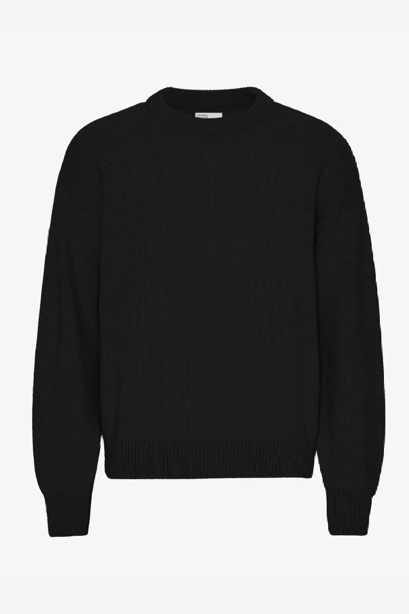 Colorful Standard Oversized Merino Wool Crew - deep black