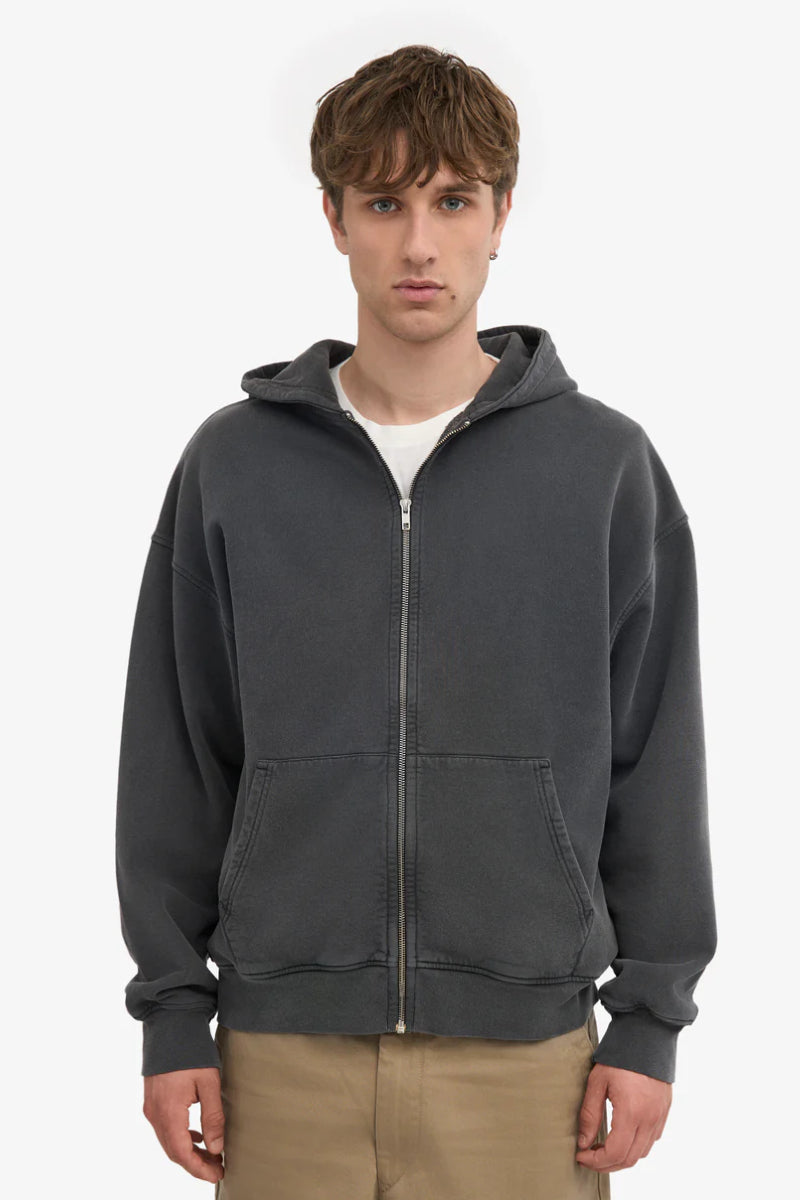 Colorful Standard Organic Oversized Zip Hood - Faded Black