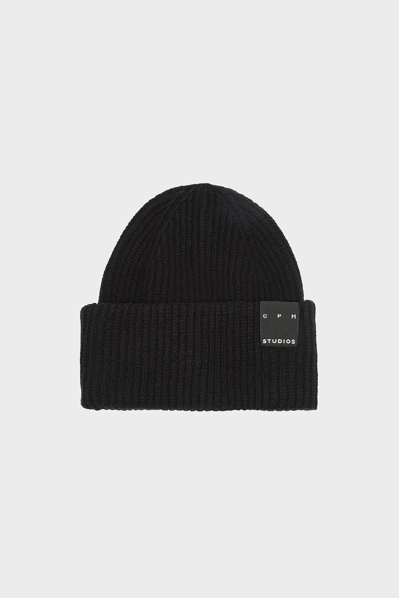 Copenhagen Studios CPH Beanie 3 wool mix - black