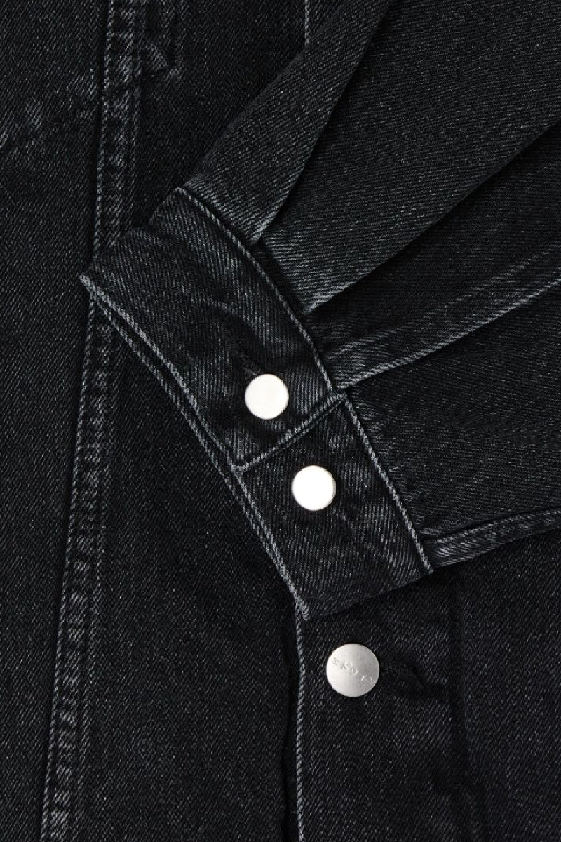 Edwin EU-Trucker jacket - Black alster wash