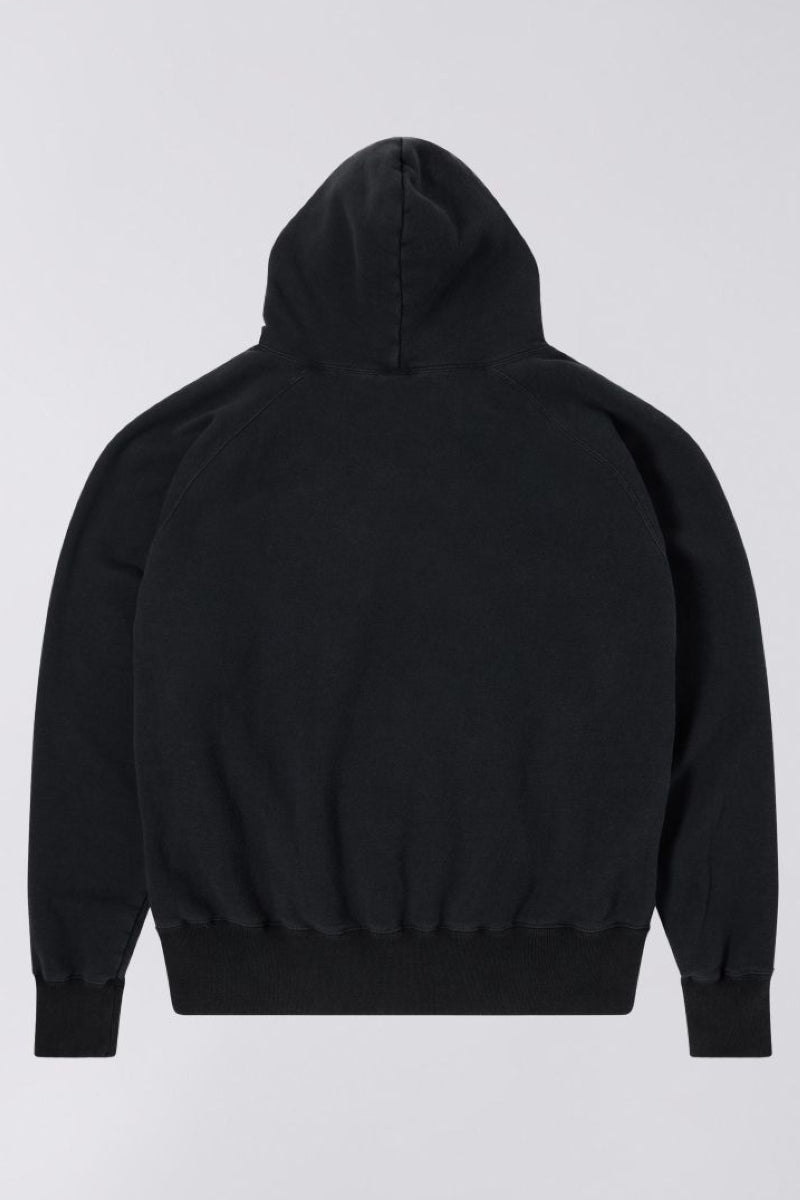 Edwin Raglan Sleeve Hood - black
