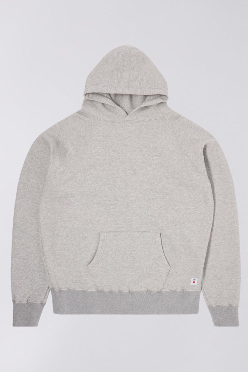 Edwin Raglan Sleeve Hood - grey