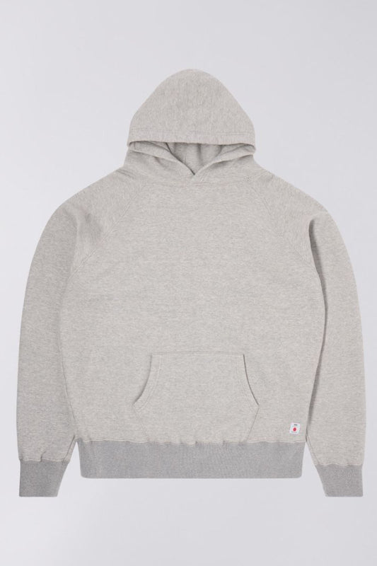 Edwin Raglan Sleeve Hood - grey