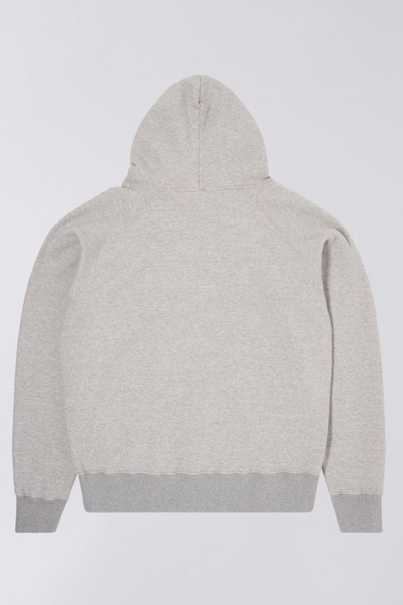 Edwin Raglan Sleeve Hood - grey