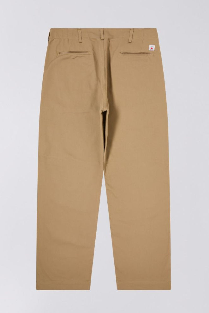 Edwin Wide Trousers - stone beige