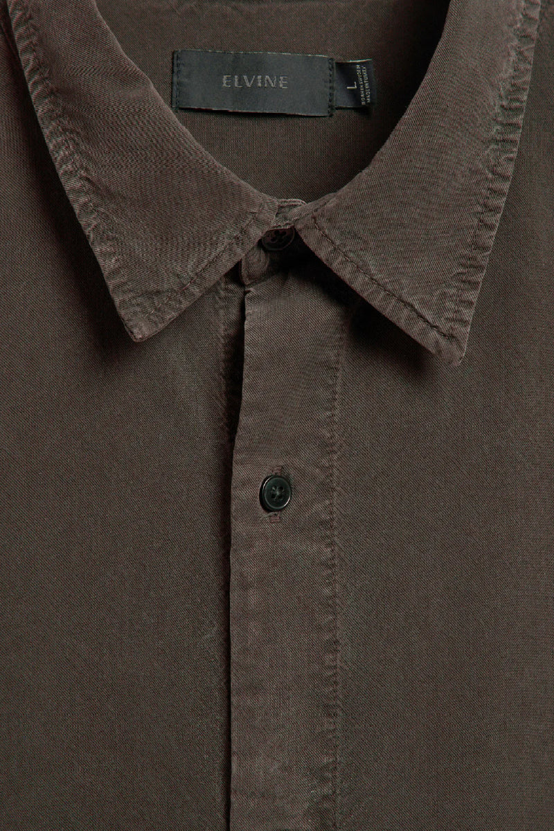 Elvine Ossian shirt - Dark Coffee