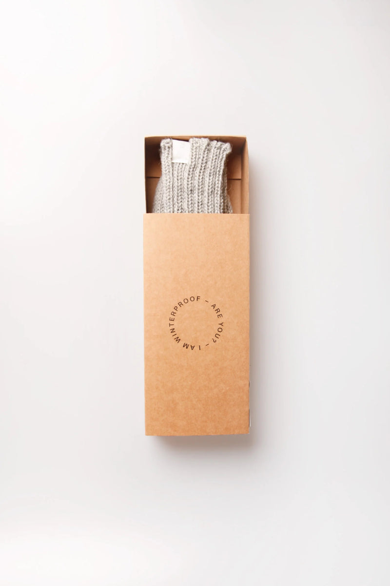 Elvine Raggsocka Wool blend - light grey melange