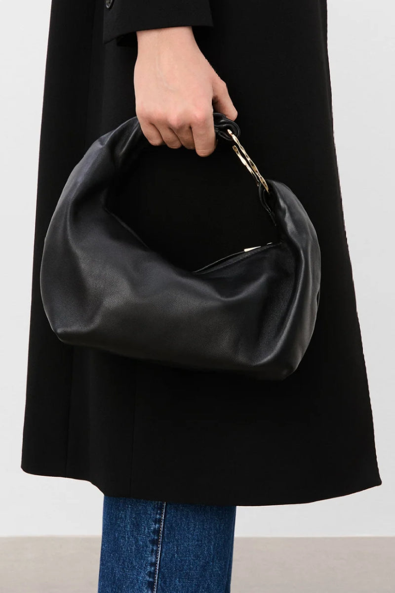 Flattered Amanda shoulder bag leather - black