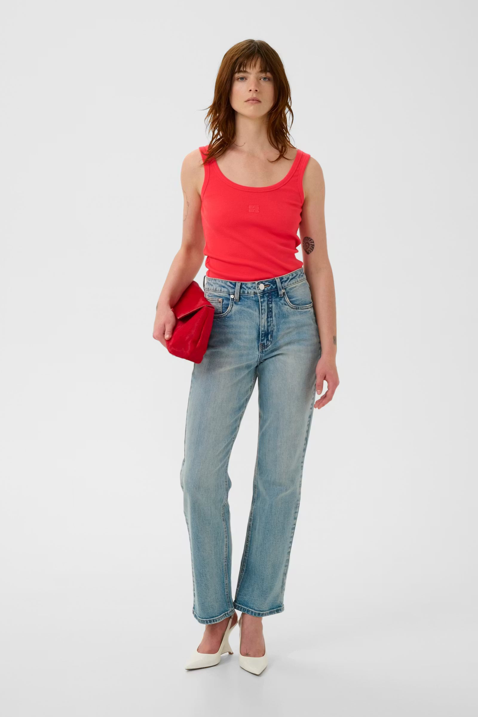 Gestuz GZdrew logo top 2.0 - tomato