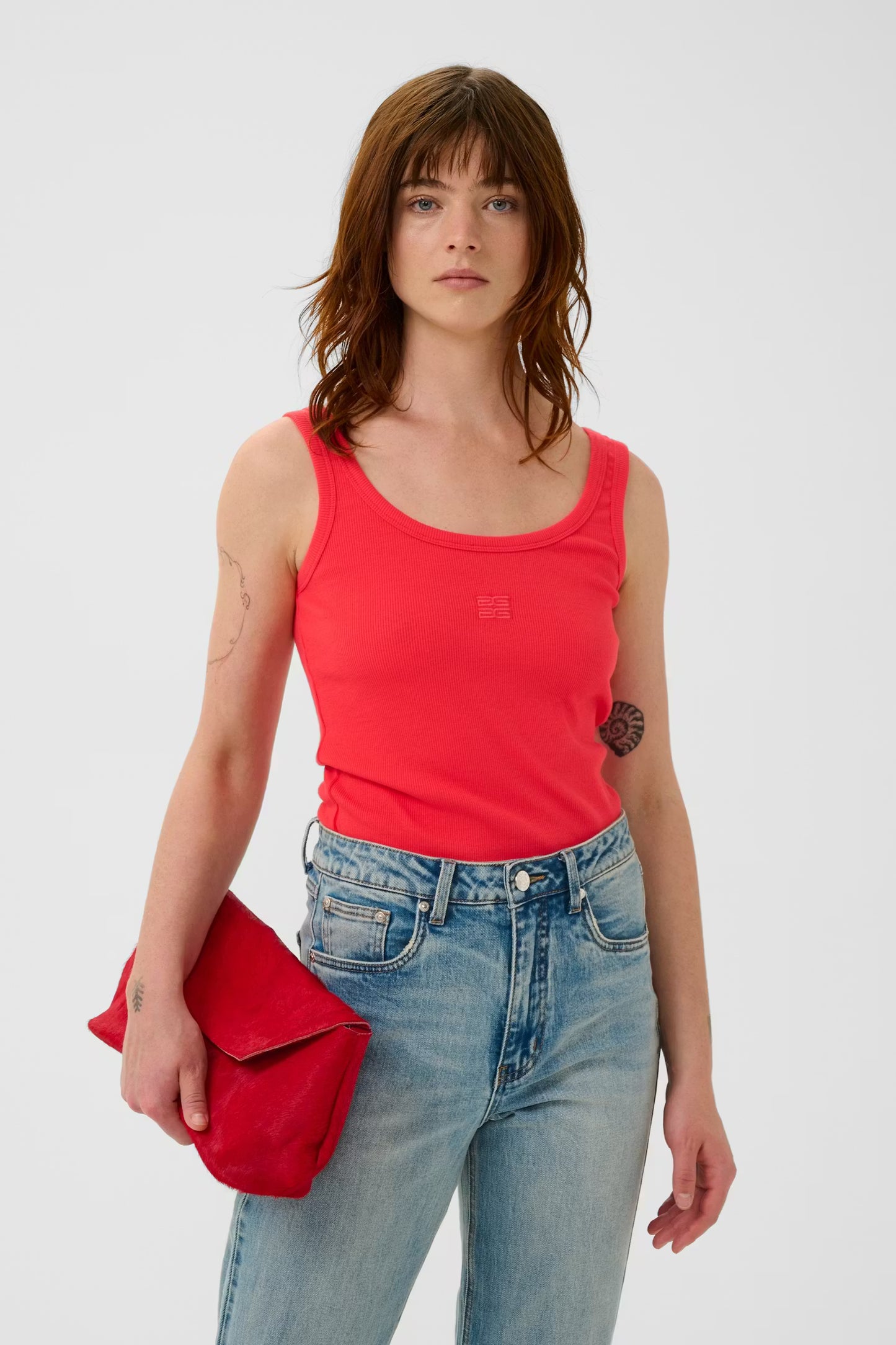 Gestuz GZdrew logo top 2.0 - tomato