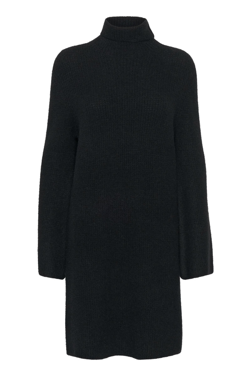 Gestuz AlphaGZ rollneck dress - black