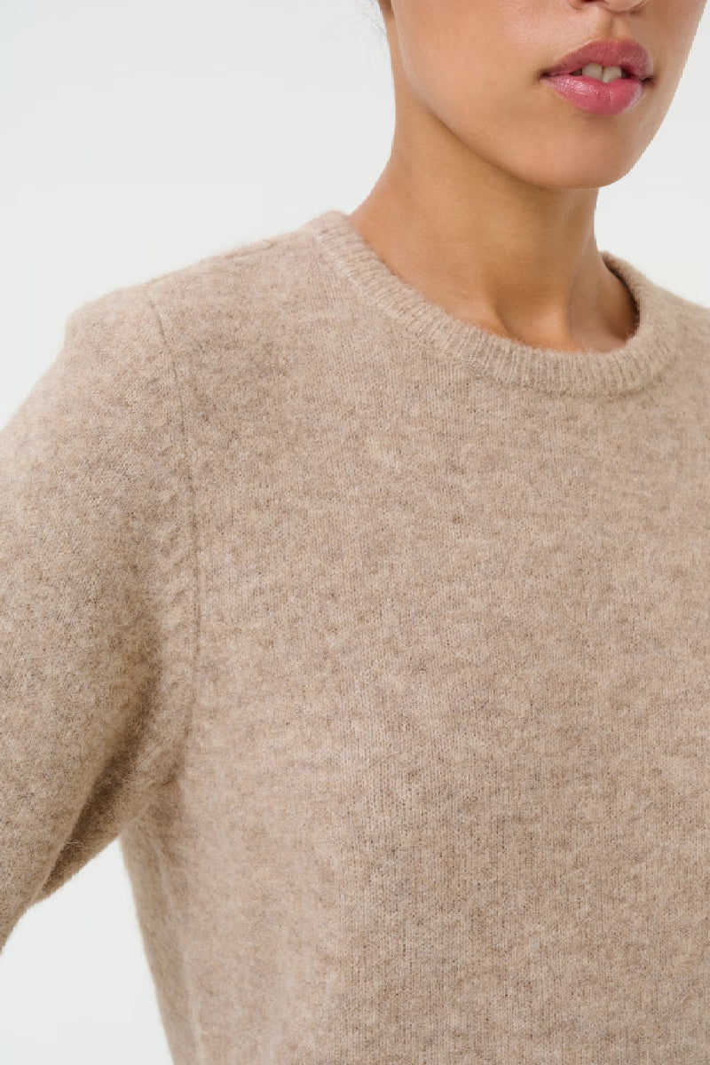 Gestuz AlphaGZ ss tee - warm sand melange