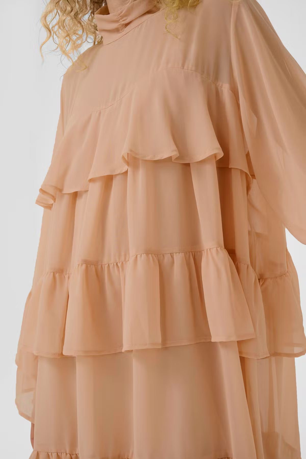 Gestuz GZchiffany short dress - maple sugar