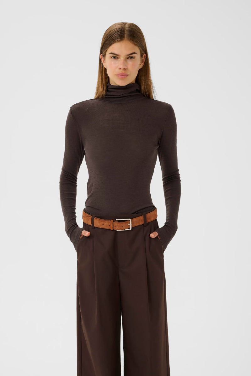 Gestuz GZninia wool rollneck - molé