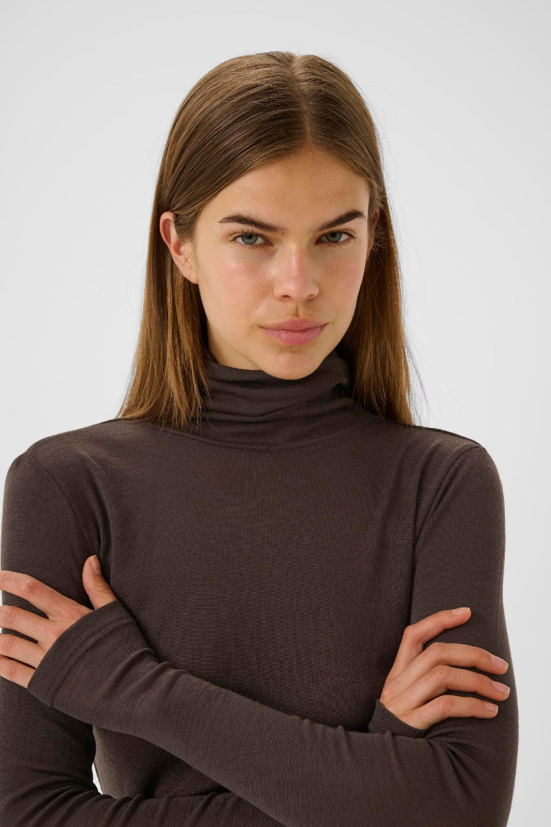 Gestuz GZninia wool rollneck - molé