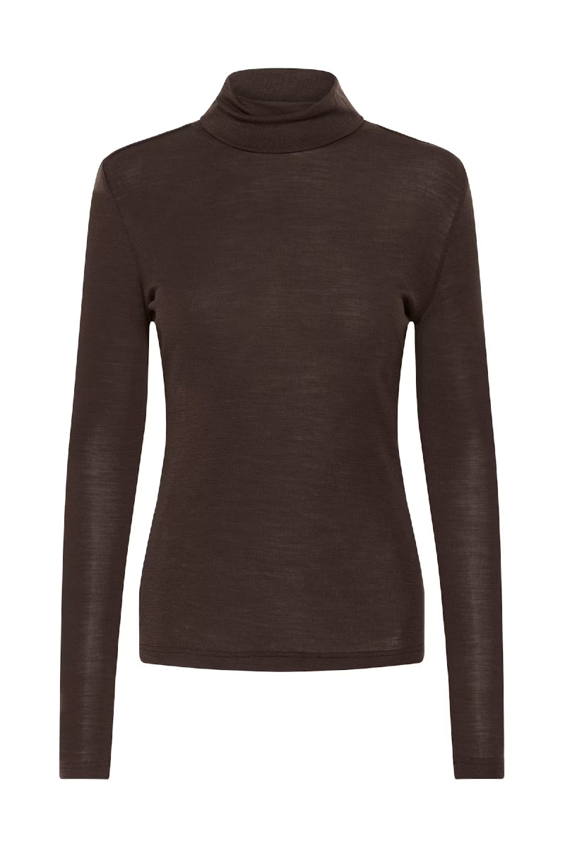 Gestuz GZninia wool rollneck - molé