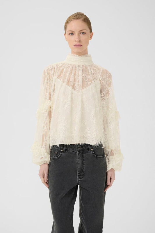 Gestuz GZlami blouse - egret