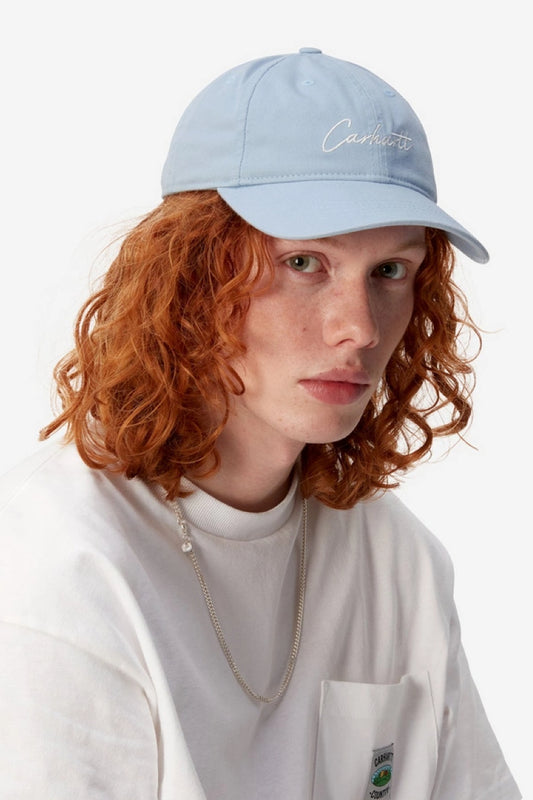 Carhartt WIP Delray Cap - Frosted blue / Wax