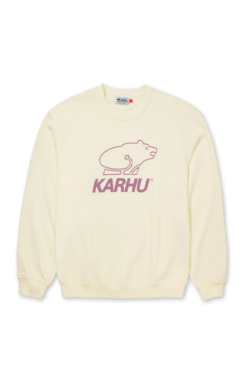 Karhu Basic Logo sweatshirt - Marshmallow / LilasKarhu Basic Logo sweatshirt - Marshmallow / Lilas