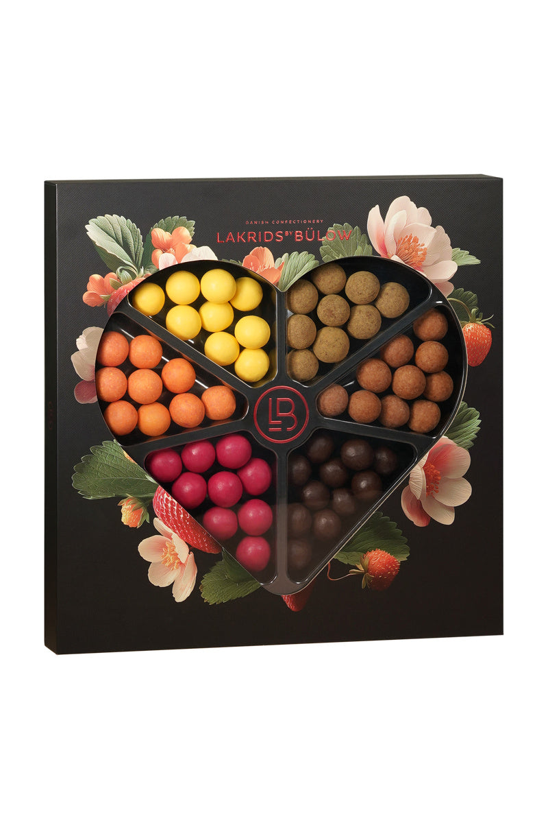 Lakrids by Bülow Love Color Selection Box 2026 – suklaalakritsilajitelma 435 g.