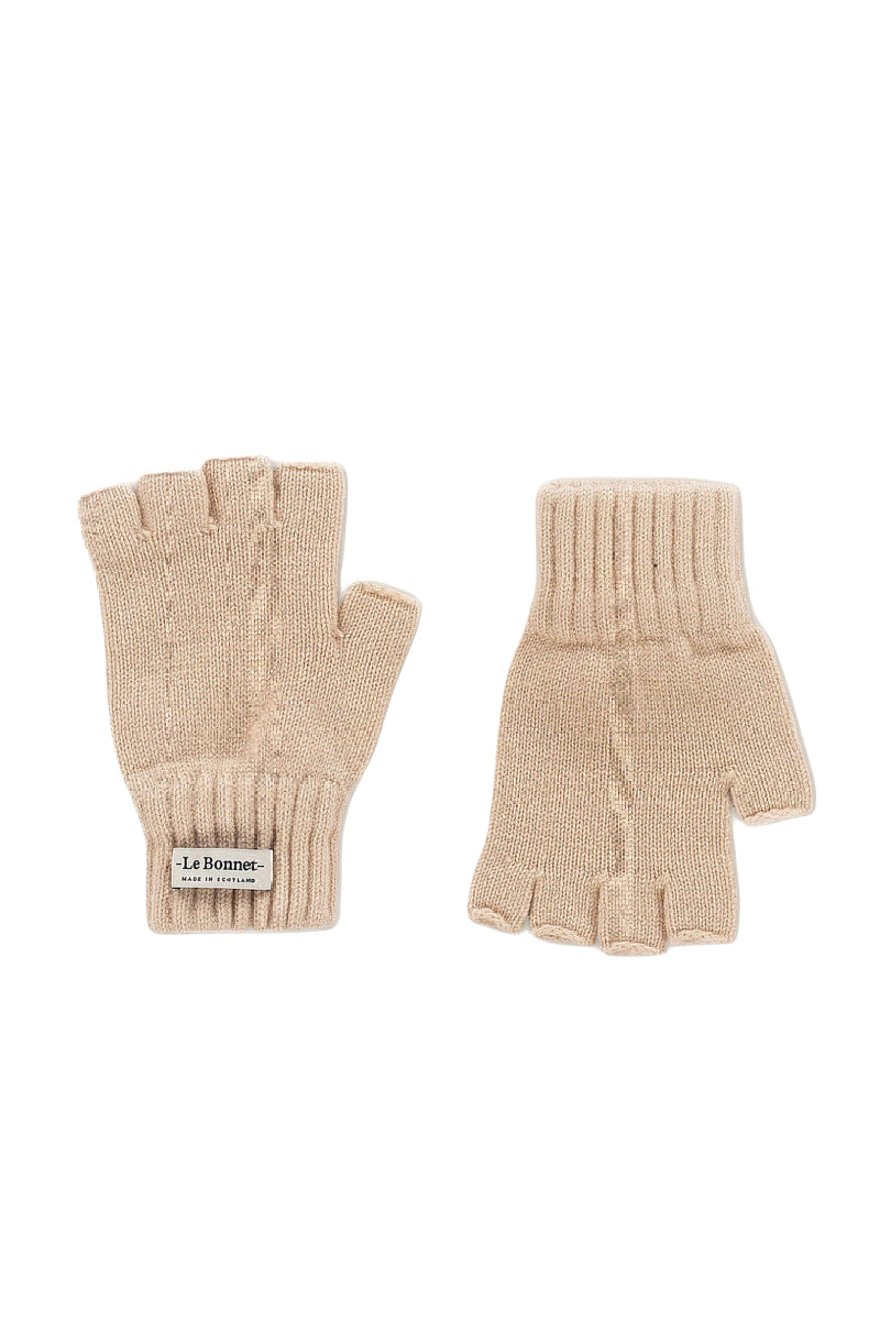 Le Bonnet Gloves Fingerless - sand