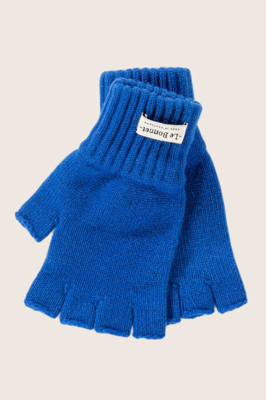 Le Bonnet Gloves Fingerless - royal azure