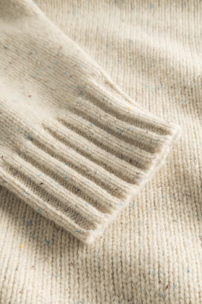 Les Deux Gary Fleck Wool Roundneck - Light sand