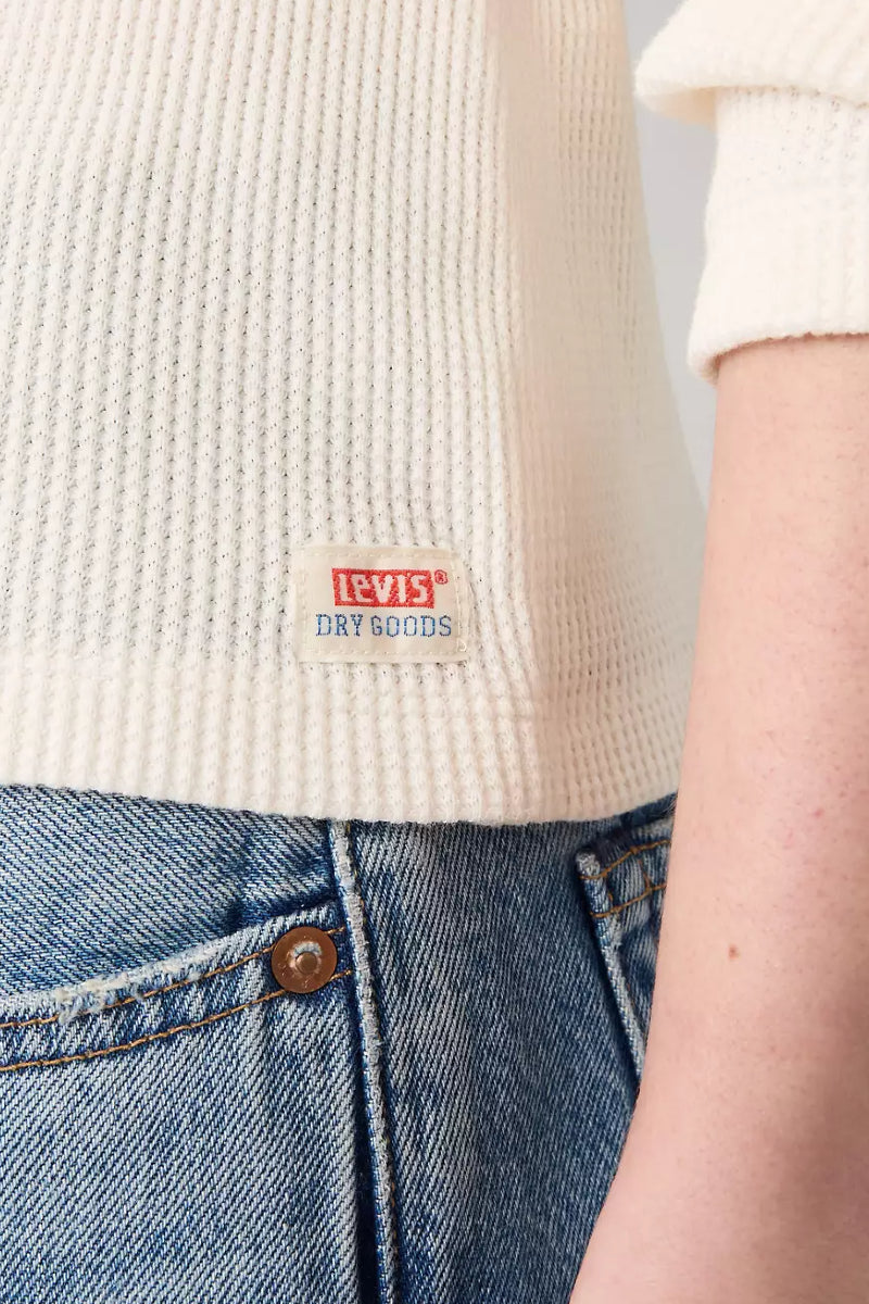 Levi’s Dry goods Henley Waffle - Gardenia