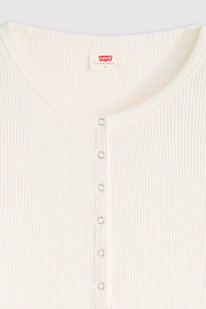 Levi’s Dry goods Henley Waffle - Gardenia