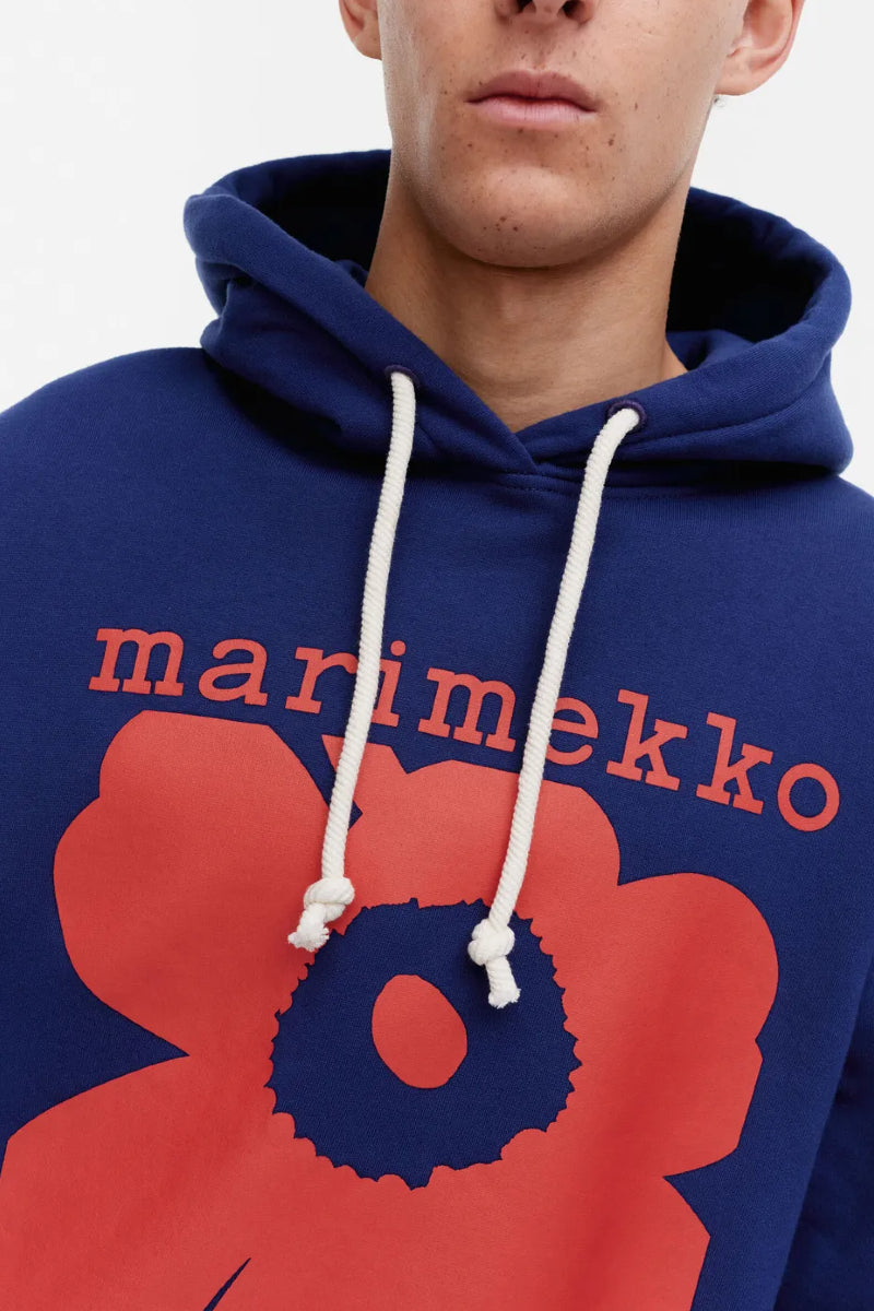 Marimekko Luuppi II Unikko Placement - tummansininen / punainen