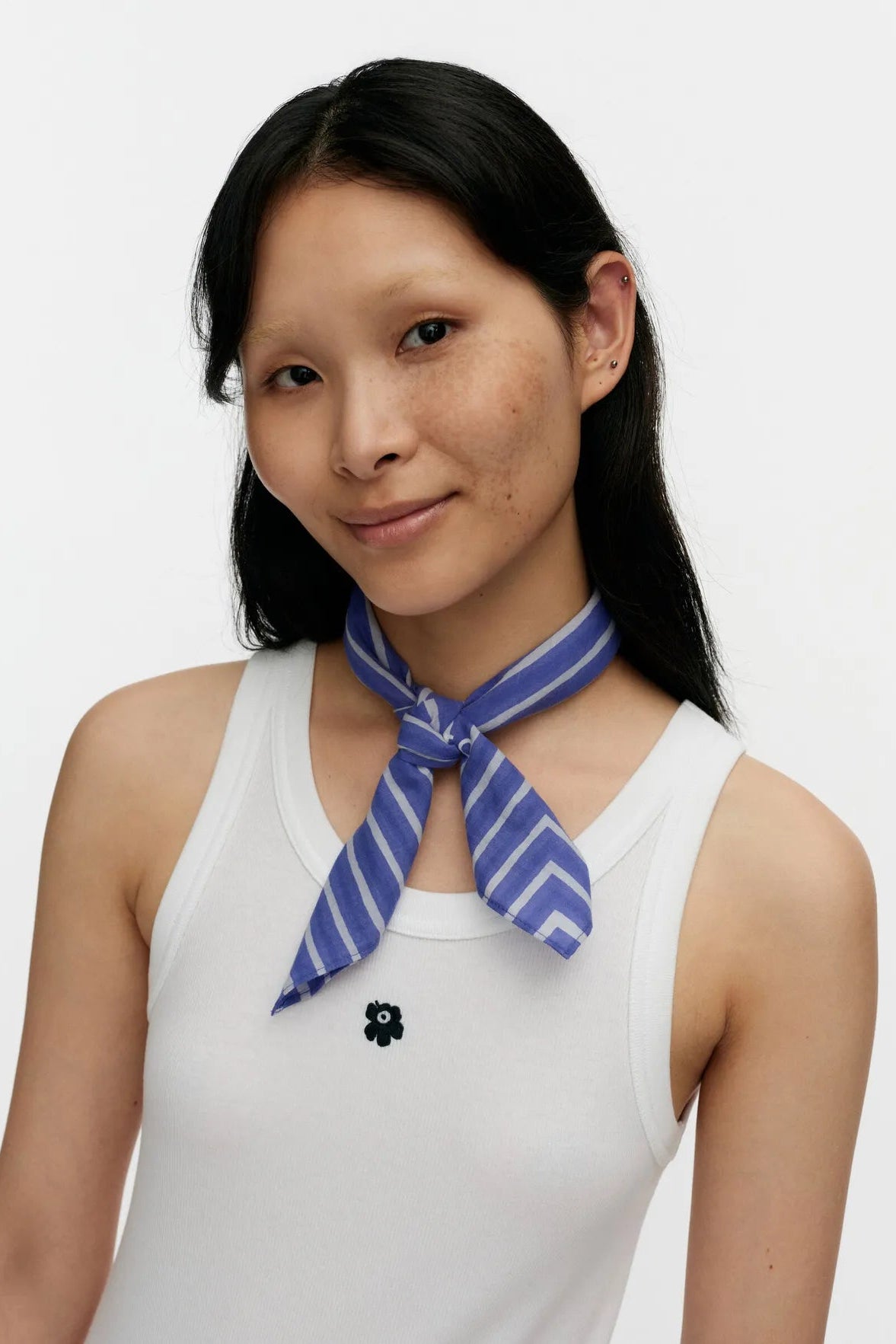 Marimekko Astrilli Piccolo Kioski Huivi - sininen / vaaleansininen