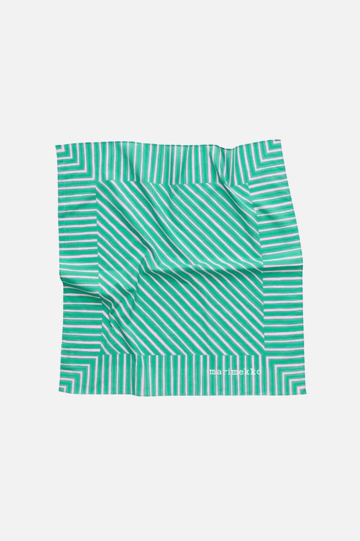 Marimekko Astrilli Piccolo Kioski Huivi - vihreä / vaaleanpunainen