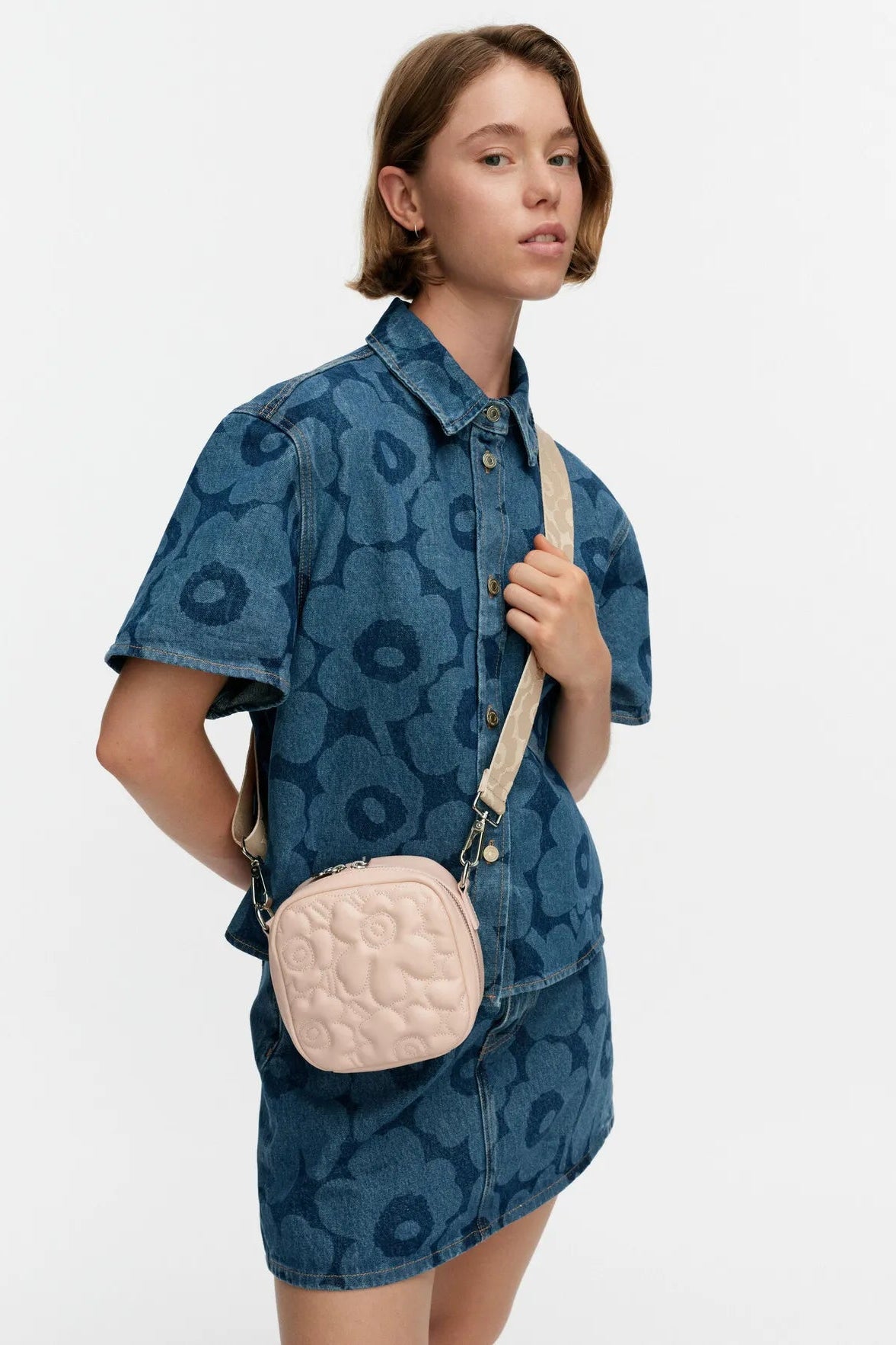 Marimekko Baby Gratha olkalaukku - vaaleanpunainen