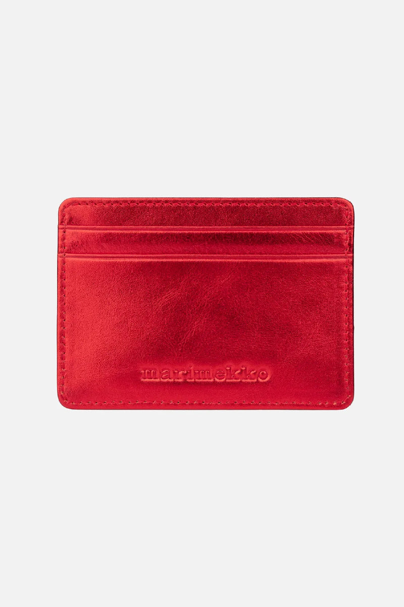 Marimekko Card Holder Unikko korttikotelo - punainen