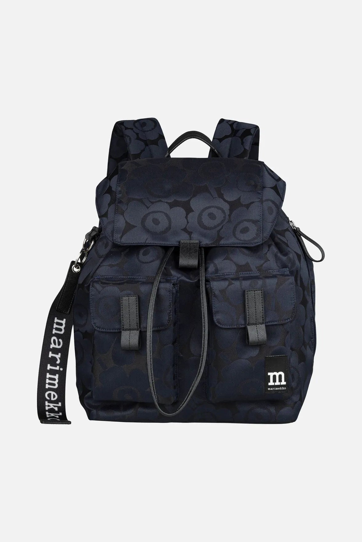 Marimekko Everything Backpack L Unikko reppu - tummansininen