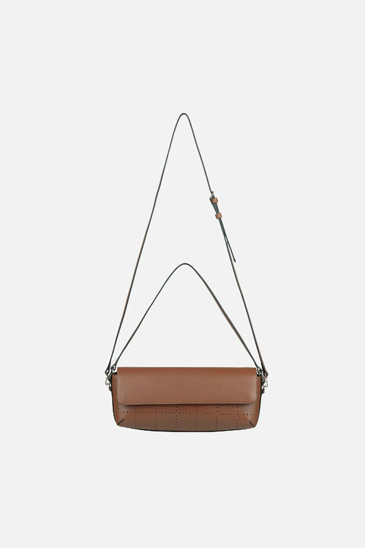 Marimekko Imprint Clutch Tiiliskivi - ruskea