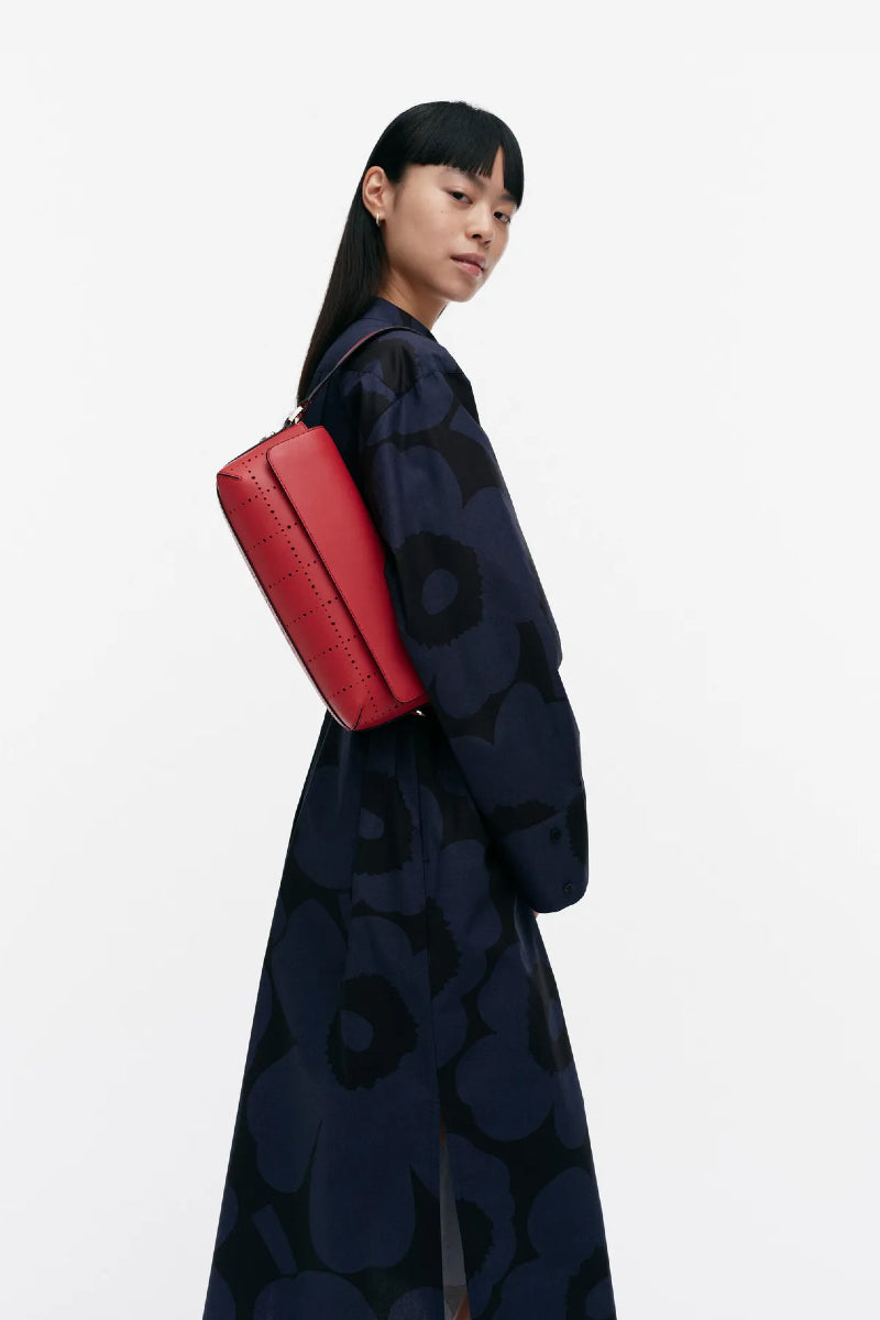 Marimekko Imprint Clutch Tiiliskivi - punainen