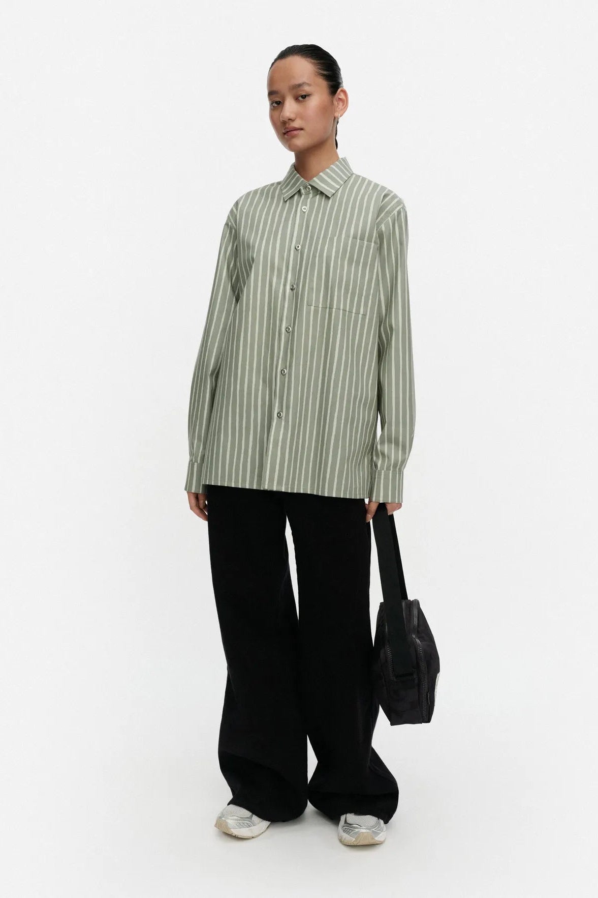 Marimekko Jokapoika Kioski puuvillapaita - vaaleanvihreä