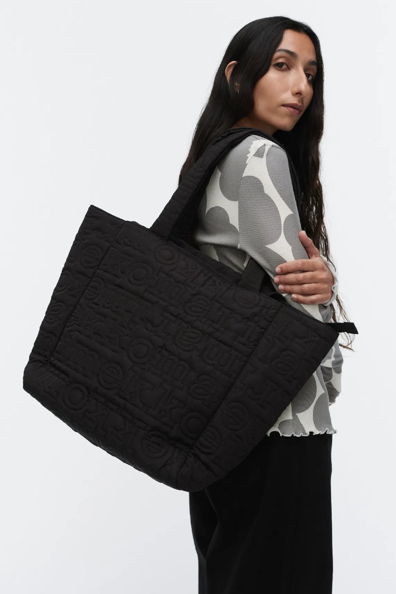 Marimekko Joy Tote M Logo laukku - musta