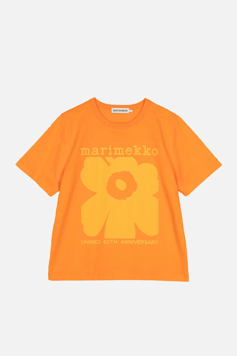 Marimekko Erna Unikko Placement - oranssi/keltainen