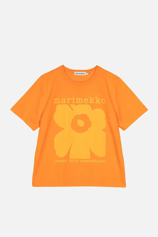 Marimekko Erna Unikko Placement - oranssi/keltainen