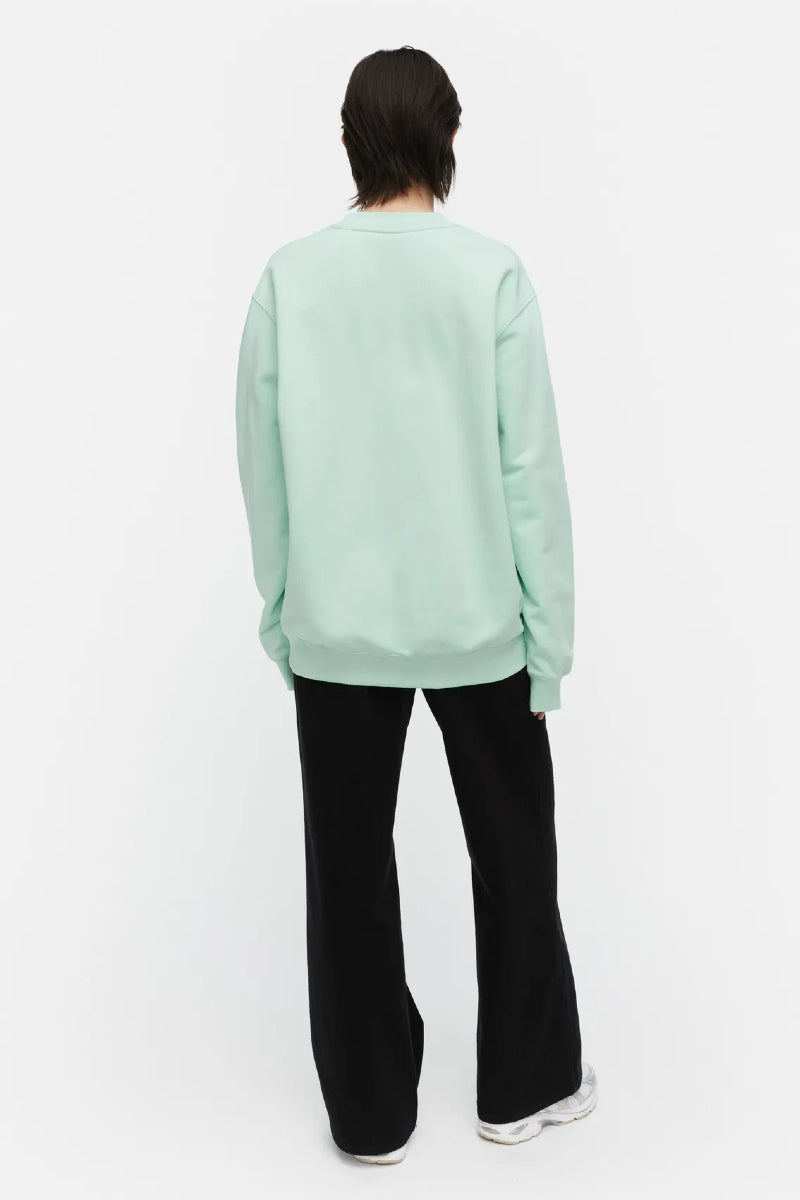 Marimekko Loisto Unikko Placement collegepaita - turkoosi