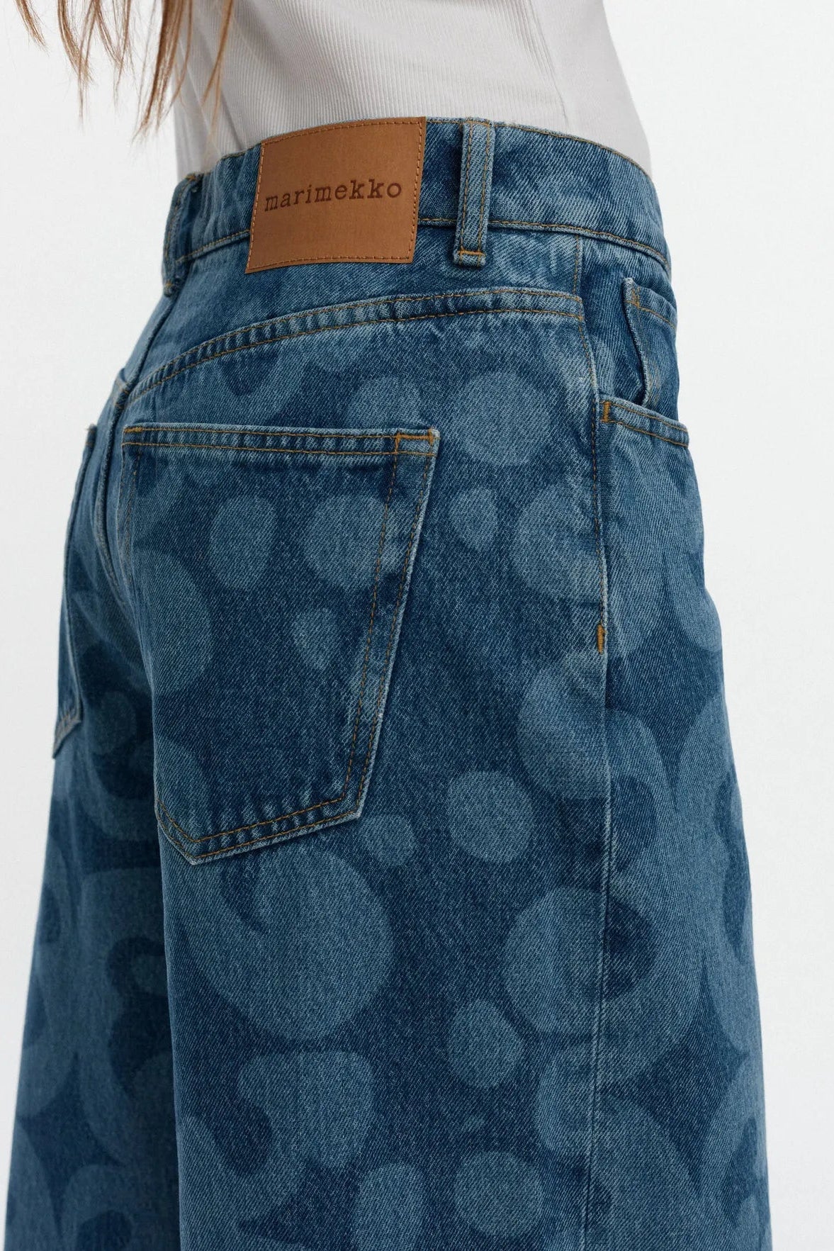 Marimekko Maridenim Loose Keidas farkut - mid indigo