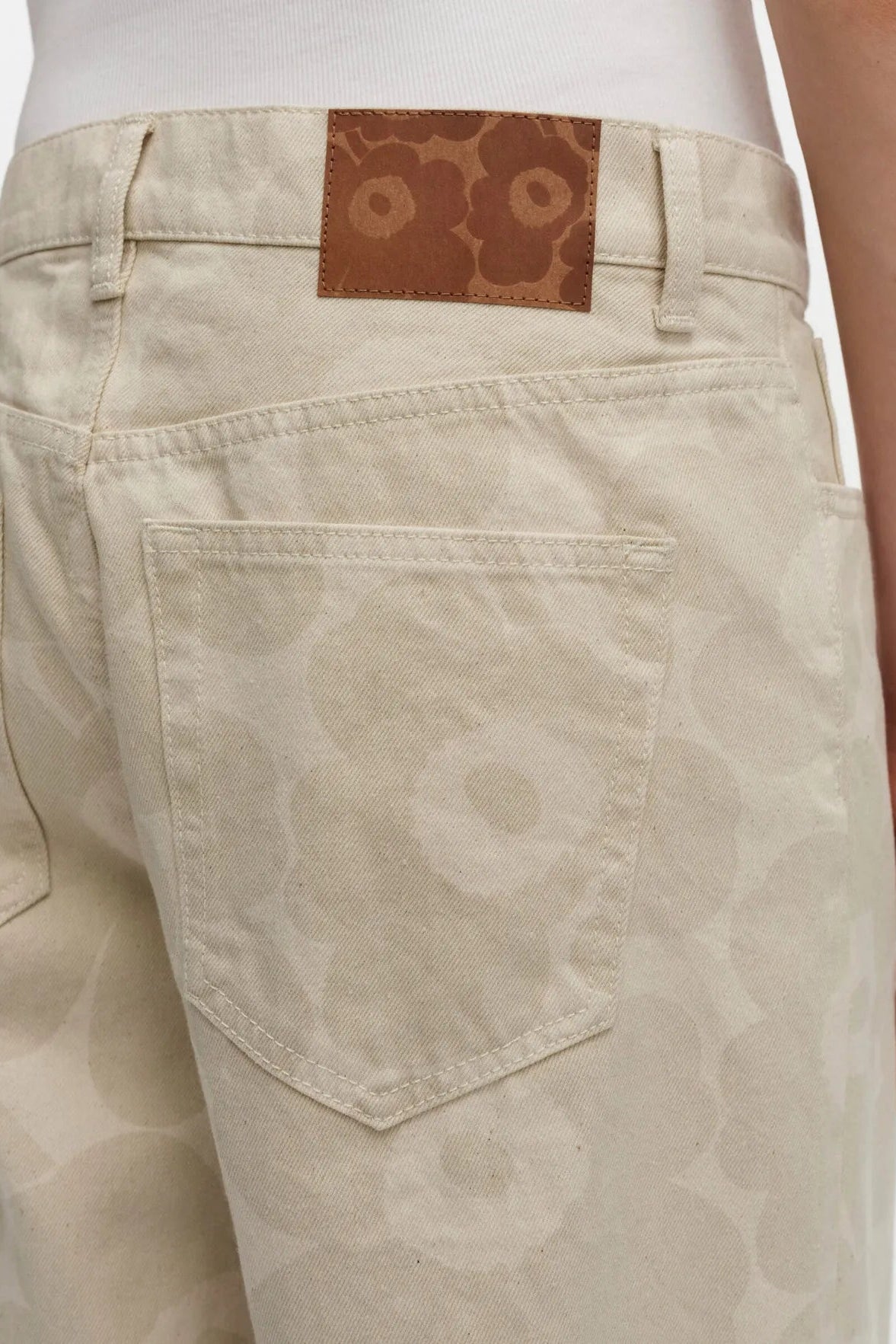 Marimekko Maridenim Marssi Unikko Shortsit - natural