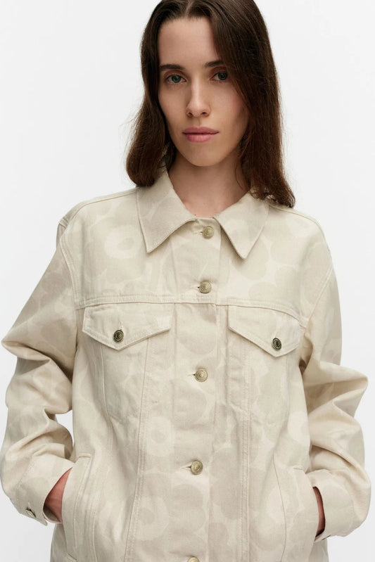 Marimekko Maridenim Murros Unikko Takki - natural