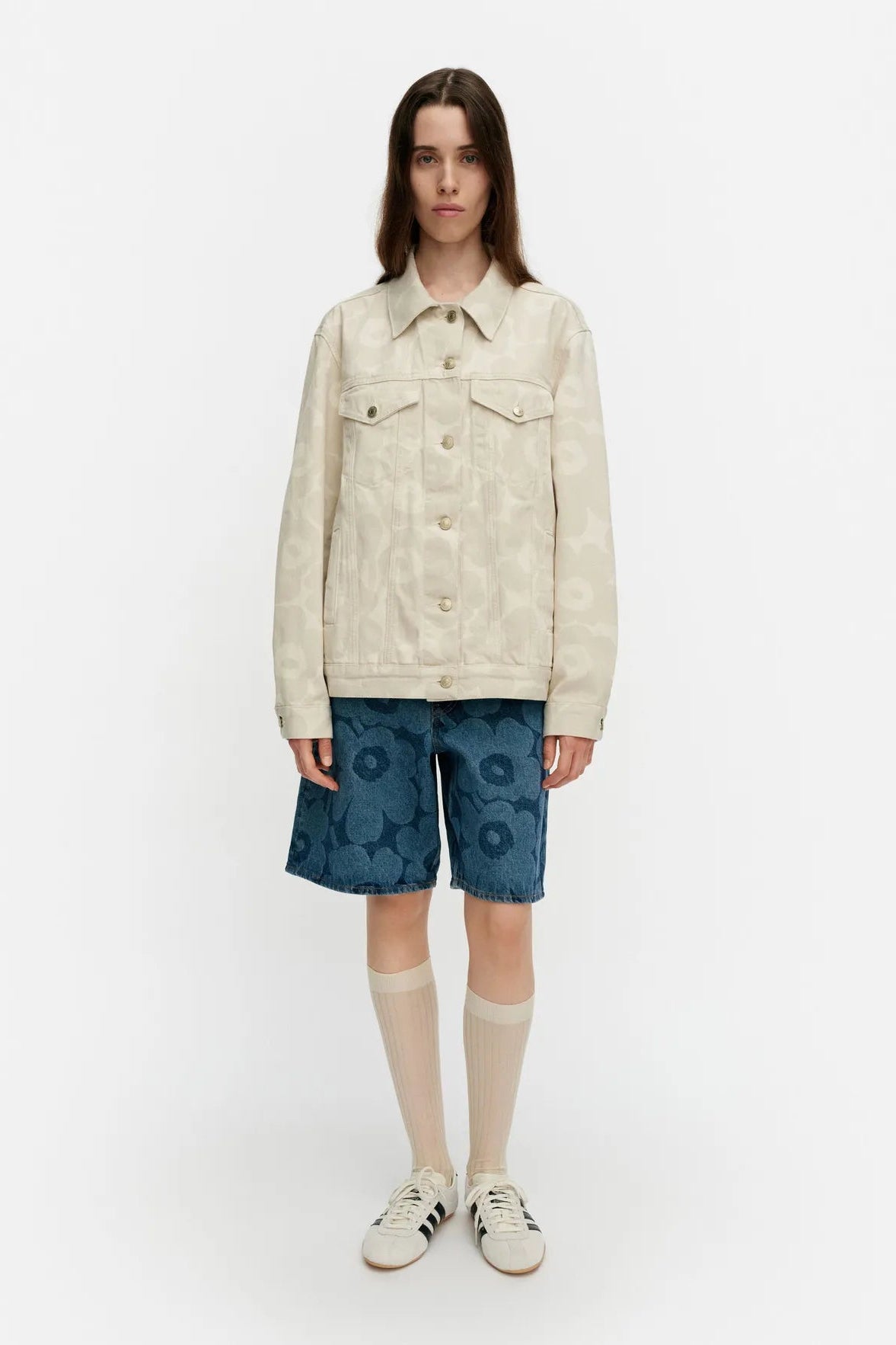 Marimekko Maridenim Murros Unikko Takki - natural