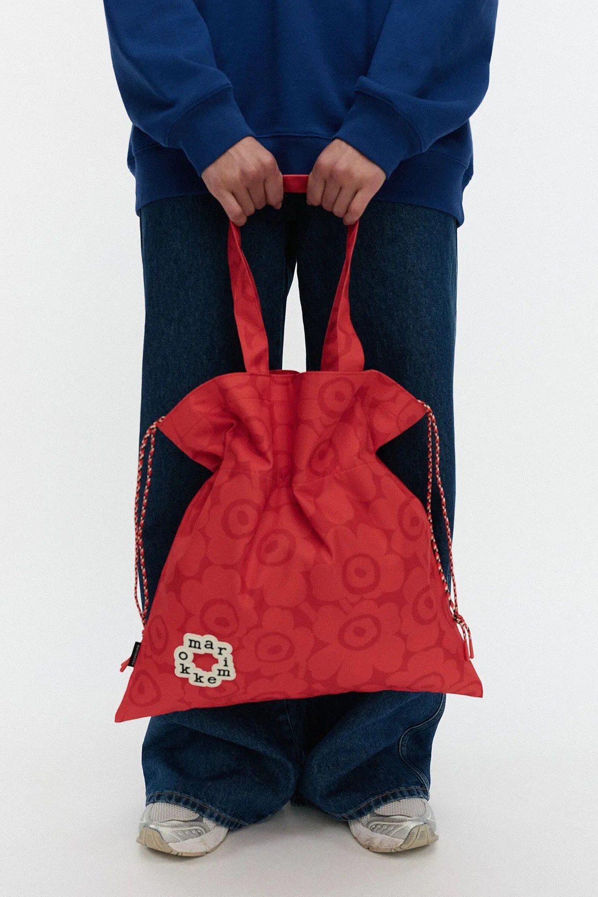 Marimekko Metka Mini Unikko Kioski shoulder bag - tummanpunainen / punainen